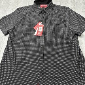 NWT Men's Report Collection 4 Way Performance Short Sleeve Sport Shirt Lg